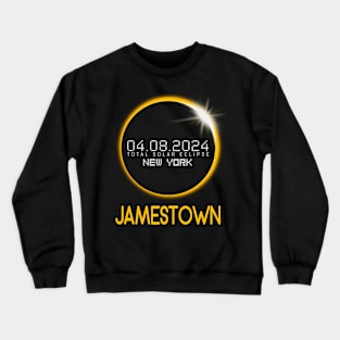 JAMESTOWN New York Total Solar Eclipse April 8 2024 New York Crewneck Sweatshirt